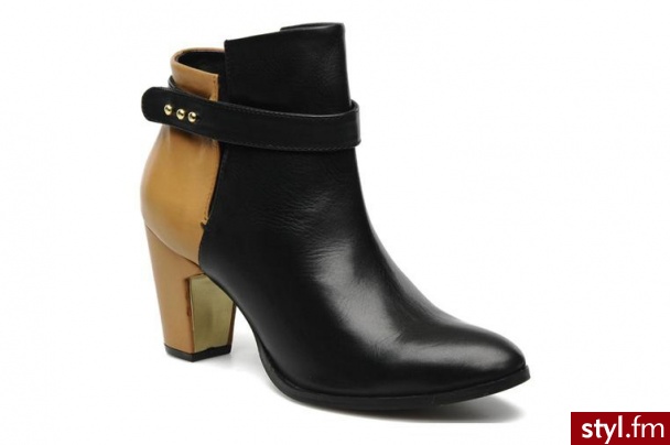 Miista PÓŁBUTY I BOTKI MEI BY MIISTA (Czarny) - Botki Buty Moda