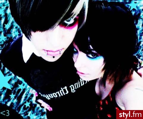 EMO Alternatywne Średnie Fryzury