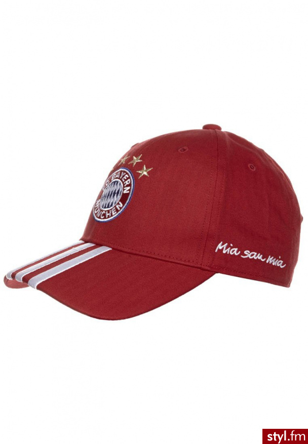 adidas Performance FC BAYERN MÜNCHEN 3S Artykuły kibica czerwony (G83836) - Nakrycia głowy Dodatki Moda