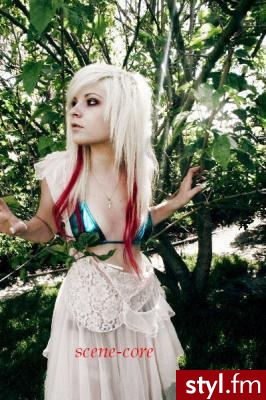 EMO Alternatywne Średnie Fryzury