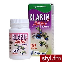 FARMAPOL KLARIN AKTIV z LUTEINĄ X 60 TABL - Bransoletki Biżuteria Moda
