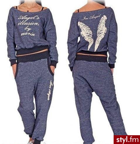 Dresowe Spodnie Moda