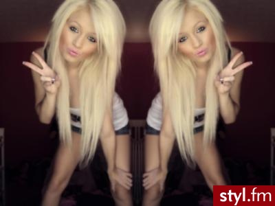 Blond Rozpuszczone Proste z grzywką Na co dzień Długie Fryzury