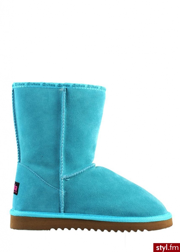 Kozaki SYDNEY LOW turkusowy - Kozaki Buty Moda