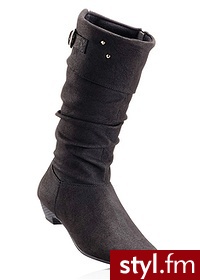 Bonprix Kozaki czarny 926161_25181 - Kozaki Buty Moda