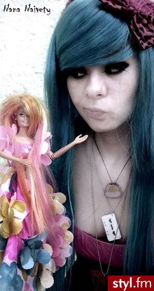 EMO Alternatywne Średnie Fryzury