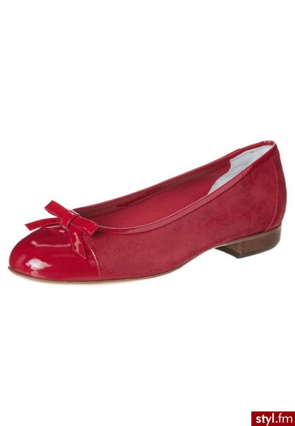 Gabriele DOLLY Baleriny czerwony - Balerinki Buty Moda