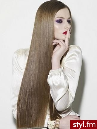 Blond Rozpuszczone Proste Na co dzień Długie Fryzury