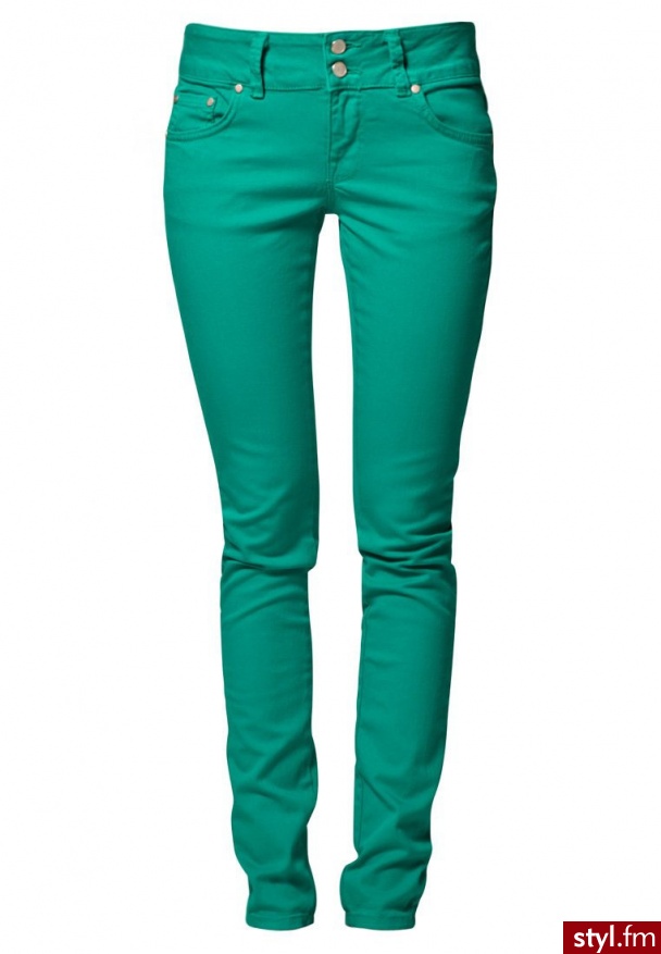LTB NEW MOLLY Rurki zielony Odcienie zieleni - Jeansy Spodnie Moda