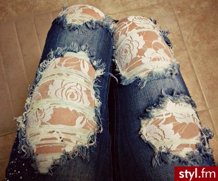 Jeansy Spodnie Moda