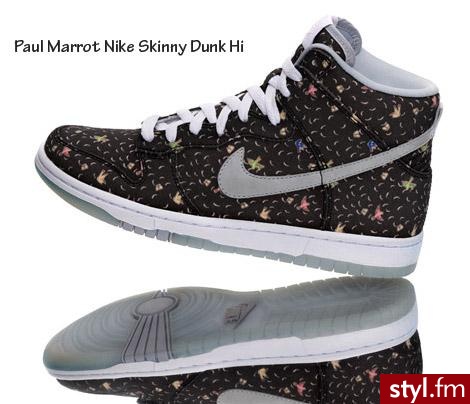 paul marrot nike skinny dunk hi - Pozostałe Buty Moda