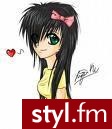 Przykładowy rysunek fryzury Emo ;* ! - EMO Alternatywne Średnie Fryzury