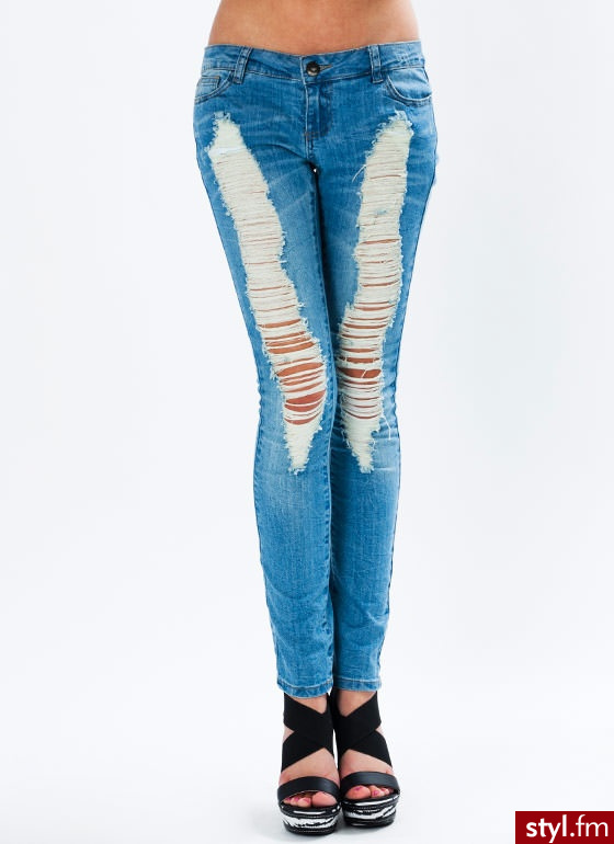 Jeansy Spodnie Moda