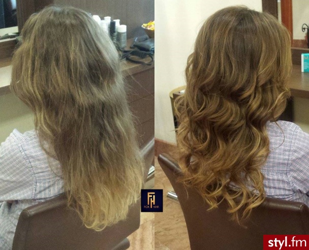 https://www.facebook.com/For-Hair-310254328991234/ - Blond Rozpuszczone Kręcone Na co dzień Długie Fryzury