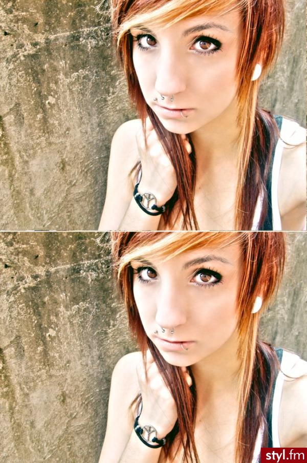 Średnie Fryzury