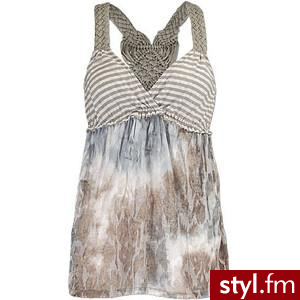Daytrip Woven Strap Tank Top - Polyvore. Pobrano ze strony: http://www.polyvore.com/daytrip_woven_strap_tank_top/thing?id=31773268 - Misz-masz