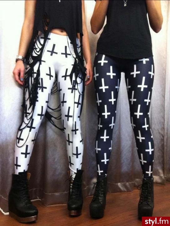 Leginsy Spodnie Moda