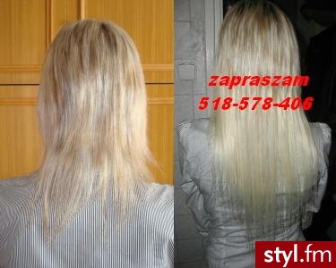 Przedłużanie i zagęszczanie włosów !!! PROFESJONALNIE !!! CERTYFIKAT DO WGLĄDU !!! 
gg 7500992
tel.518-578-406
wiecej informacji na: 
http://nasza-klasa.pl/profile/21077768

Zapraszam serdecznie - Długie Fryzury