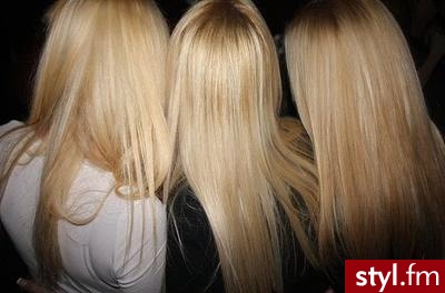 Blondynki; ) - Blond Rozpuszczone Proste Wieczorowe Długie Fryzury