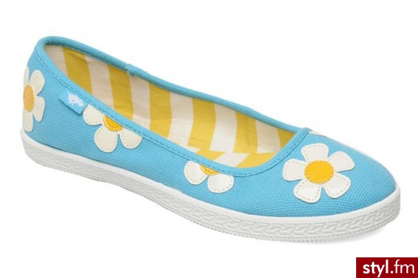 Rocket Dog Balerinki Pierre by (Niebieski) - Balerinki Buty Moda