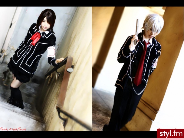 Vampire knight cosplay. : ) sliczny cosplay - Pozostałe Ciuchy Moda
