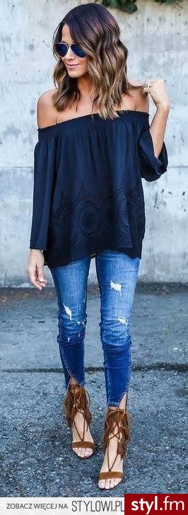 Jeansy Spodnie Moda