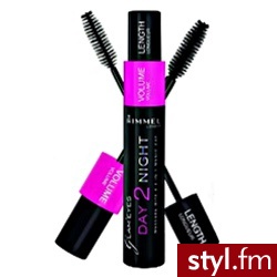 Rimmel Mascara Glam Eyes Day 2 Night Tusz do rzęs 9,5 ml 001 Black czarny (20762) - Dzienne Makijaże