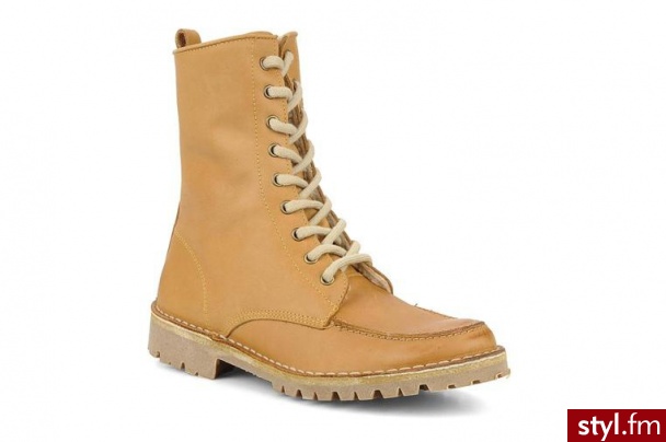 Eden PÓŁBUTY I BOTKI CAMILA BY (BEŻOWY) (Beżowy) - Botki Buty Moda