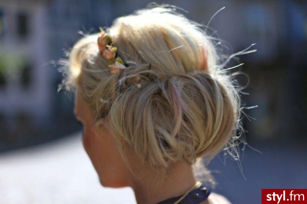 Blond Upięcie Proste Na co dzień Długie Fryzury