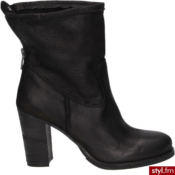 Venezia BOTKI 751 NAB NERO - Botki Buty Moda