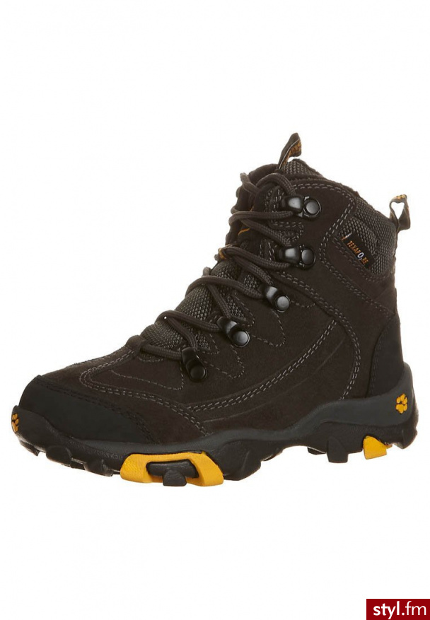 Jack Wolfskin KIDS SHERWOOD Półbuty trekkingowe czarny - Pozostałe Buty Moda