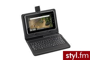 Goclever Uniwersalne  8" z klawiaturą czarne (5906736056272) - Portfele i etui Dodatki Moda
