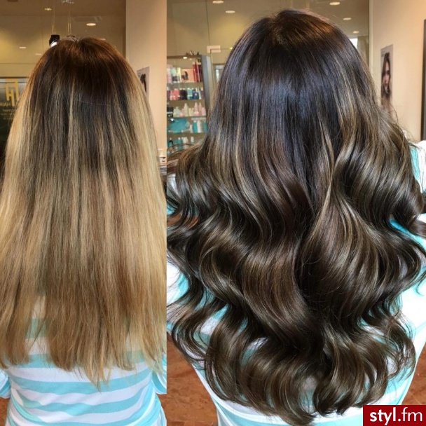 https://forhair.salon/ - Brązowe Rozpuszczone Kręcone Wieczorowe Długie Fryzury