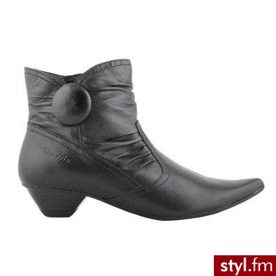 Botki firmy Tamaris - Pozostałe Buty Moda