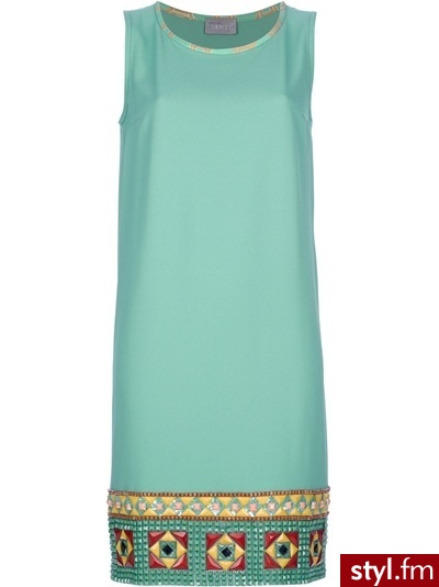 MANTU embellished shift dress - Pozostałe Sukienki Moda