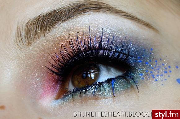 kolorowy makeup - Makijaże