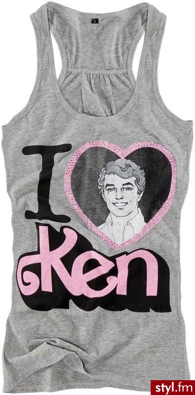 Top - Pull&Bear. Bawełniany, szary top z limitowanej kolekcji Pull&Bear przygotowanej we współpracy z firmą Mattel - producentem kultowej lalki Barbie. O dłuższym fasonie, na ramiączkach. Świetny do jeansowych rurek, krótkiej ramoneski i balerin w - Pozostałe Ciuchy Moda