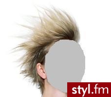 Irokez damski Proste Na co dzień Średnie Fryzury