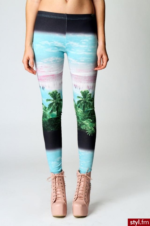 Leginsy Spodnie Moda