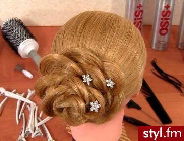 Blond Upięcie Proste Ślubne Długie Fryzury