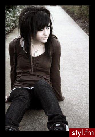 EMO Alternatywne Średnie Fryzury