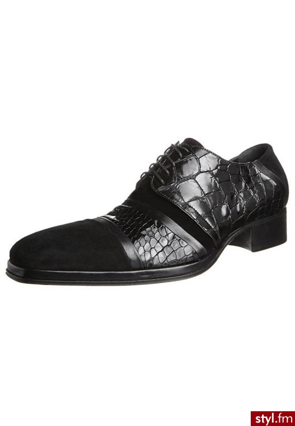 Jo Ghost Oksfordki czarny 2442-539 - Pozostałe Buty Moda