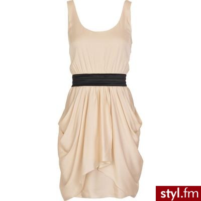 Alice + Olivia Georgette draped mini dress - Polyvore. Pobrano ze strony: http://www.polyvore.com/alice_olivia_georgette_draped_mini/thing?id=17383826 - Pozostałe Ciuchy Moda