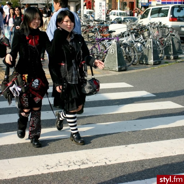 Gotyckie japonki. Chce do japoni!: < - Moda uliczna Inne Moda