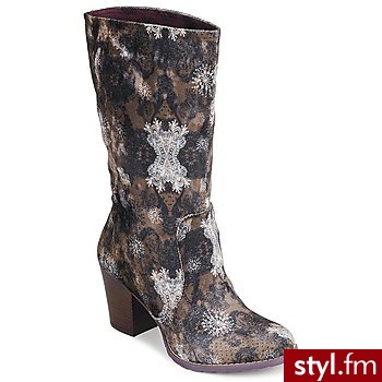 Desigual BUTY LAMEZIA Mustang - Kozaki Buty Moda