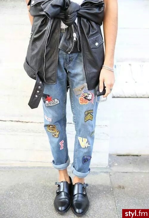 Jeansy Spodnie Moda