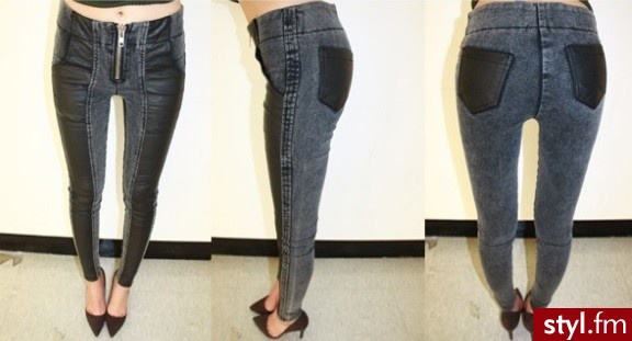 Jeansy Spodnie Moda