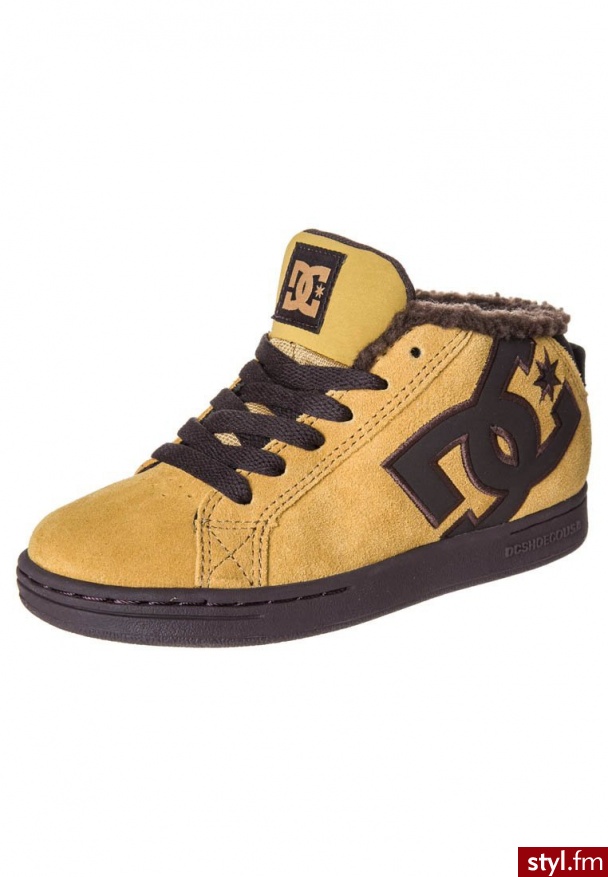 DC Shoes COURT GRAFFIK Botki sznurowane brązowy (D0320338B) - Botki Buty Moda
