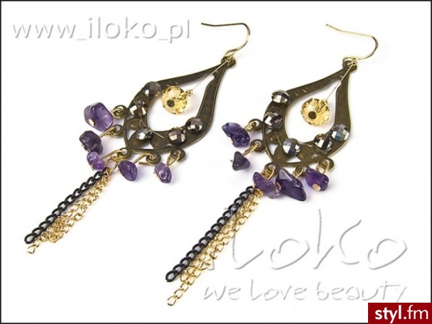 Iloko KOLCzYKI BOHO DŁUGIE - Kolczyki Biżuteria Moda