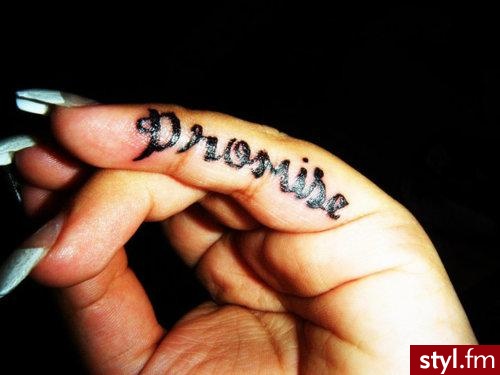 promise - Tatuaże